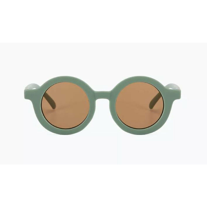 Retro baby round sunnies with 100% UV protection