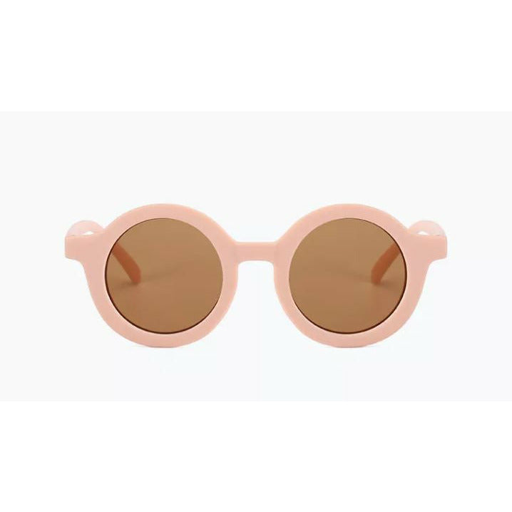 Retro baby round sunnies with 100% UV protection