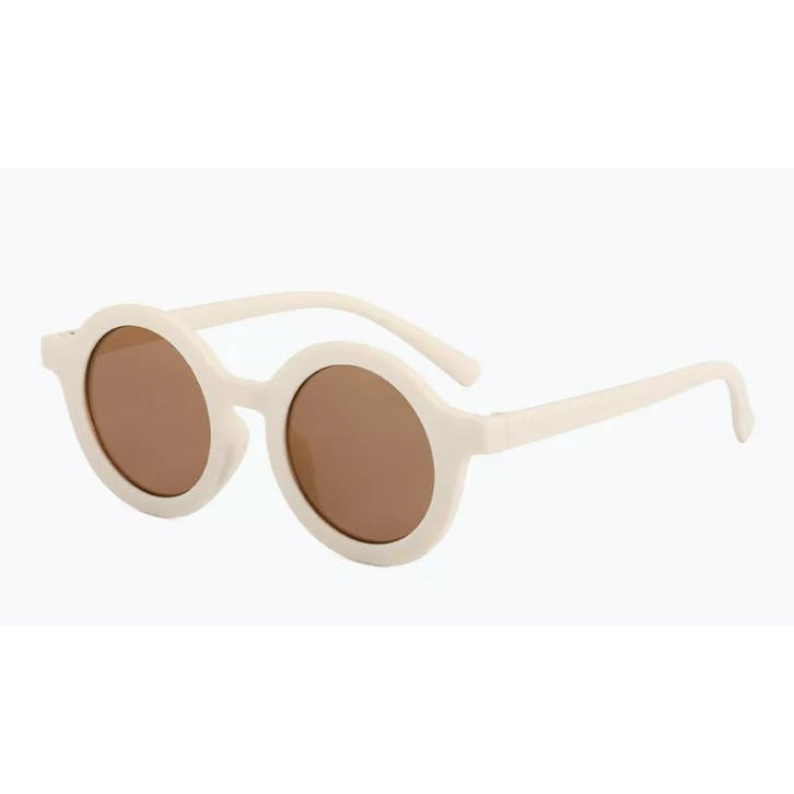 Retro baby round sunnies with 100% UV protection