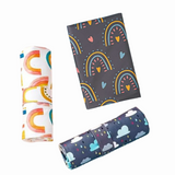 Multi functional double pocket wet bag + baby change mat bundle