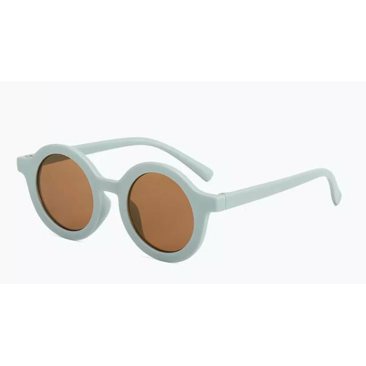 Retro baby round sunnies with 100% UV protection