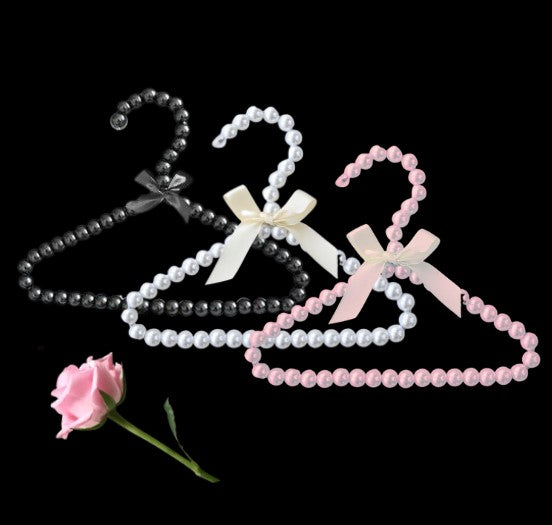 Baby pearl look coat hangers - pack of 5