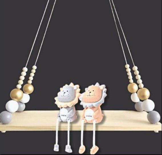 Nordic lion twin decor / ornaments SET OF 2