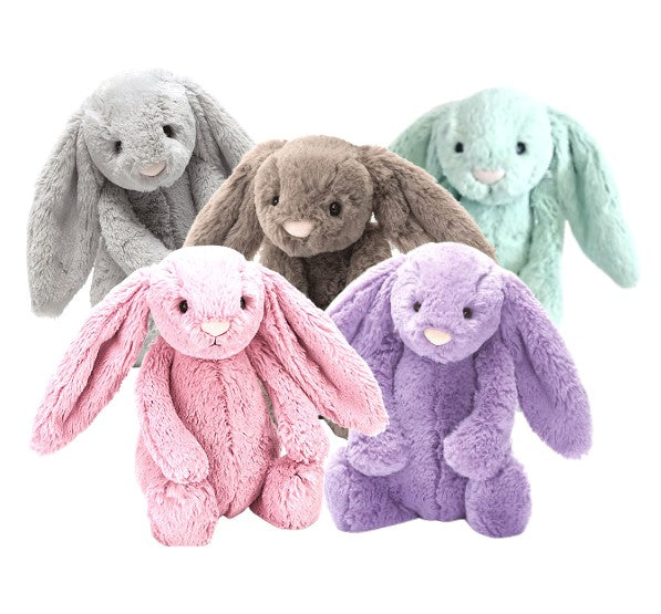Large hush bunny sensory plush toy MINT