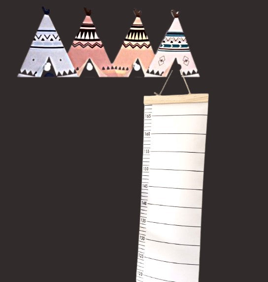 Childrens wall mounted coat hooks - Nordic inspired