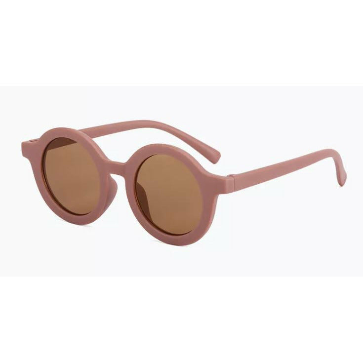 Retro baby round sunnies with 100% UV protection
