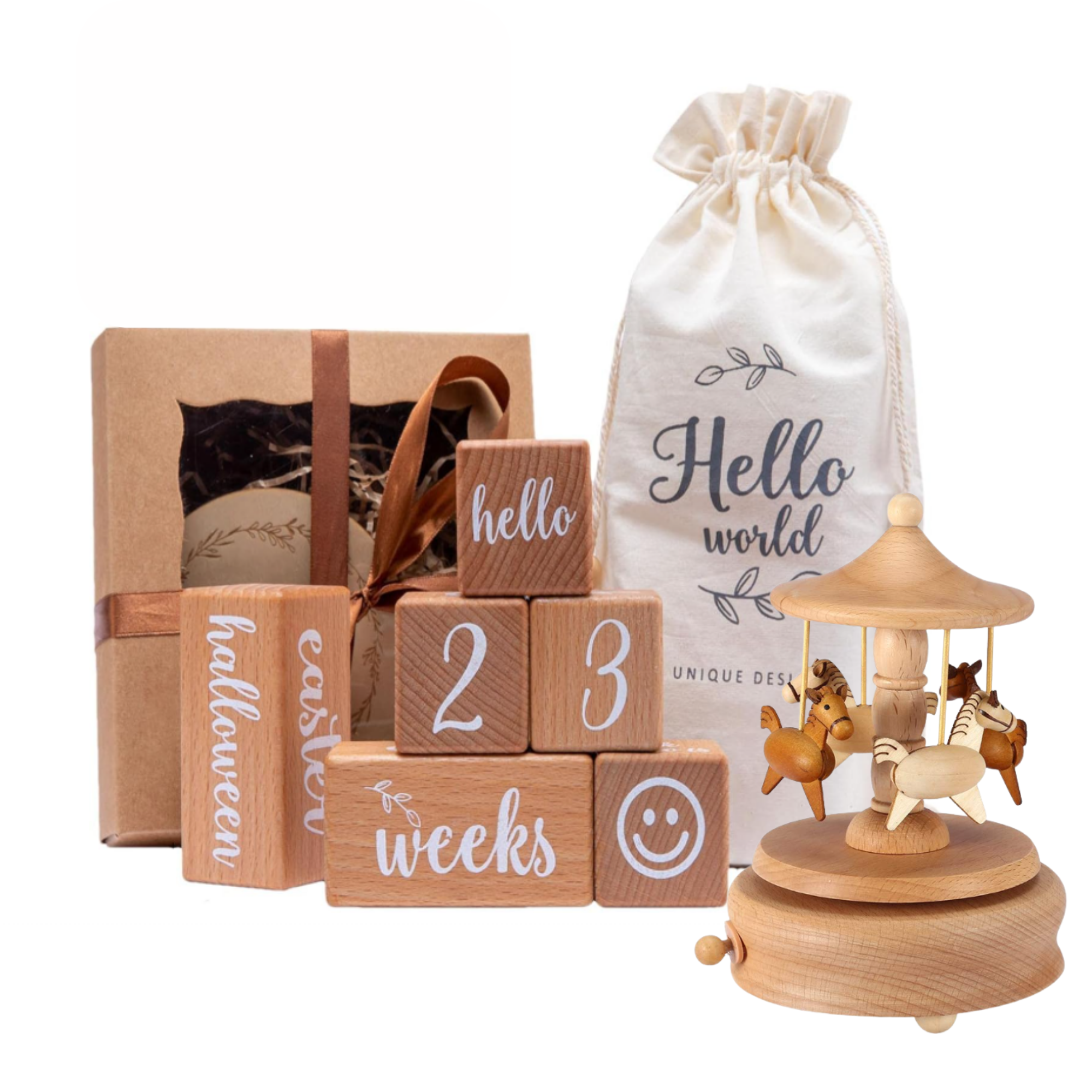 Baby keepsake gift CAROUSEL