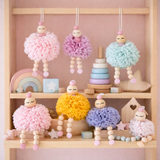 Pom Pom Ballerina Girl – Hanging Nordic Décor