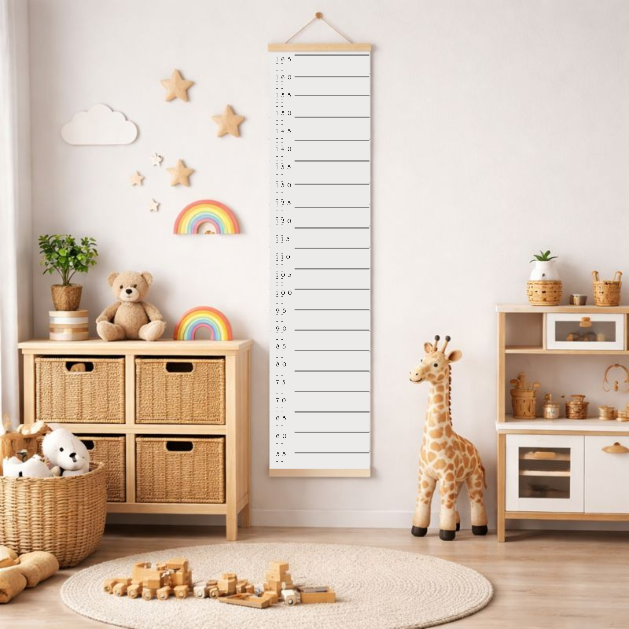 Children's height chart ruler