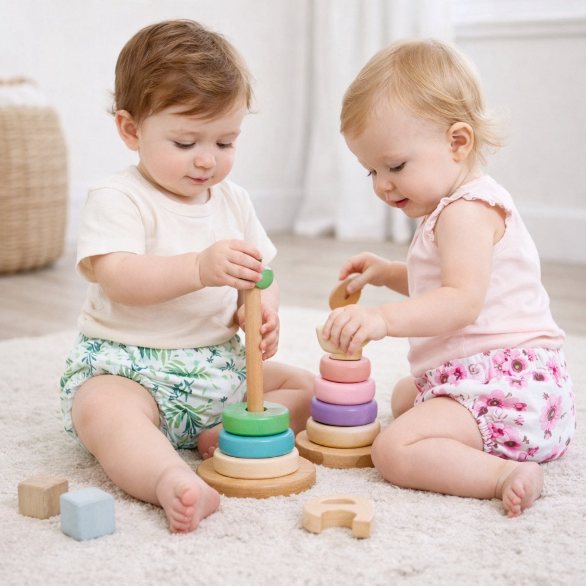 Modern cloth nappy bundle 5 pack reusable adjustable leak-proof