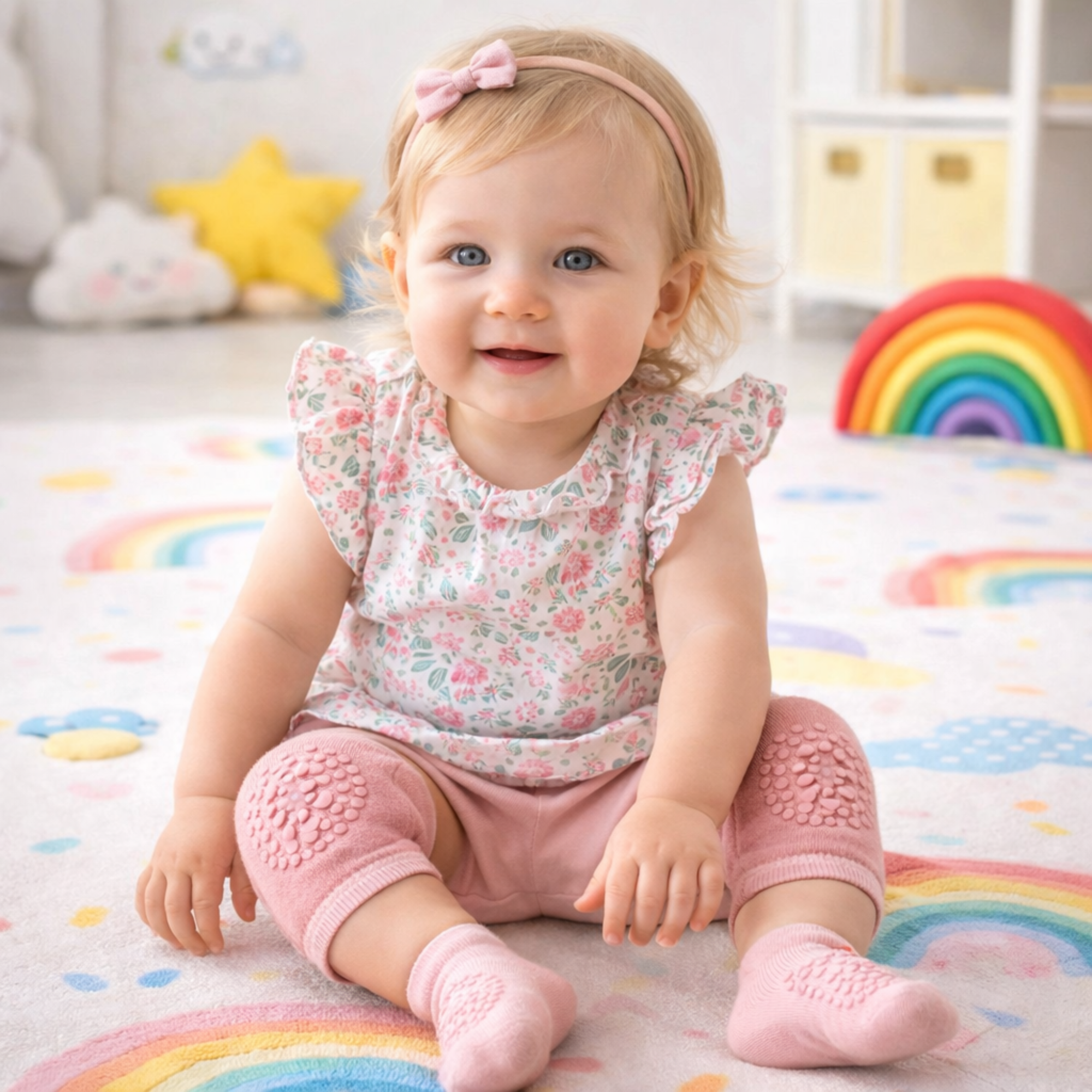 Anti-slip baby socks & knee pads