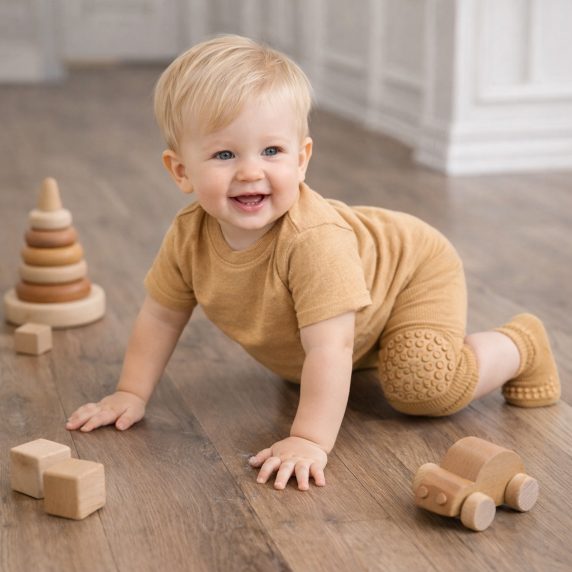 Anti-slip baby socks & knee pads
