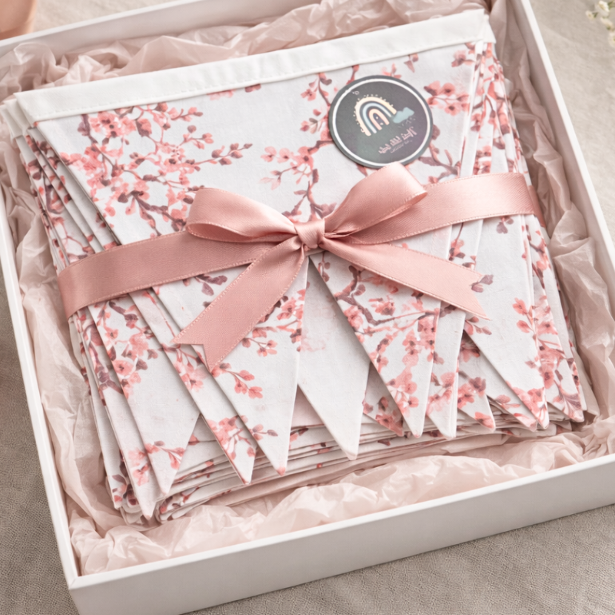 Cot or Toddler bedding set CHERRY BLOSSOM