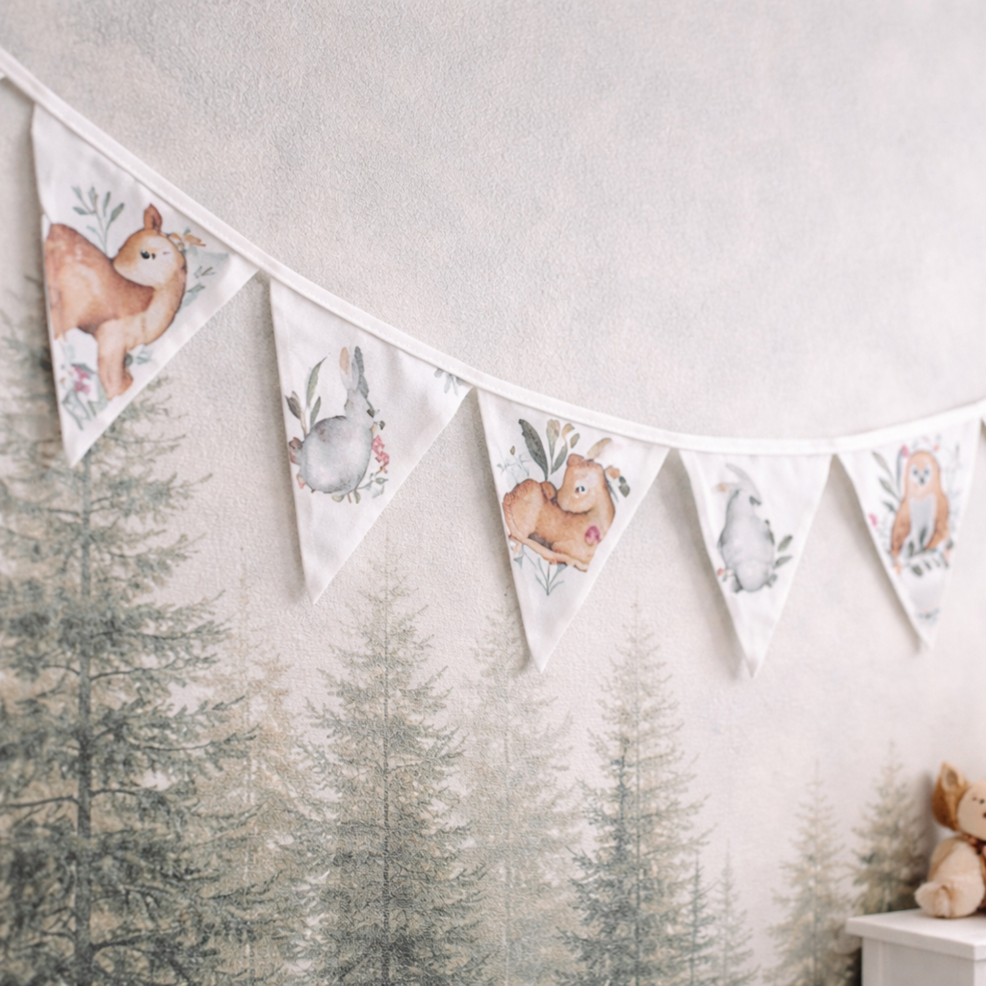 Aus Made Cot or Toddler bedding set FOREST WHISPER