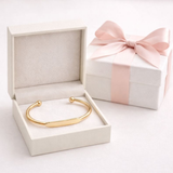 Babies/childrens gold cuff bangle