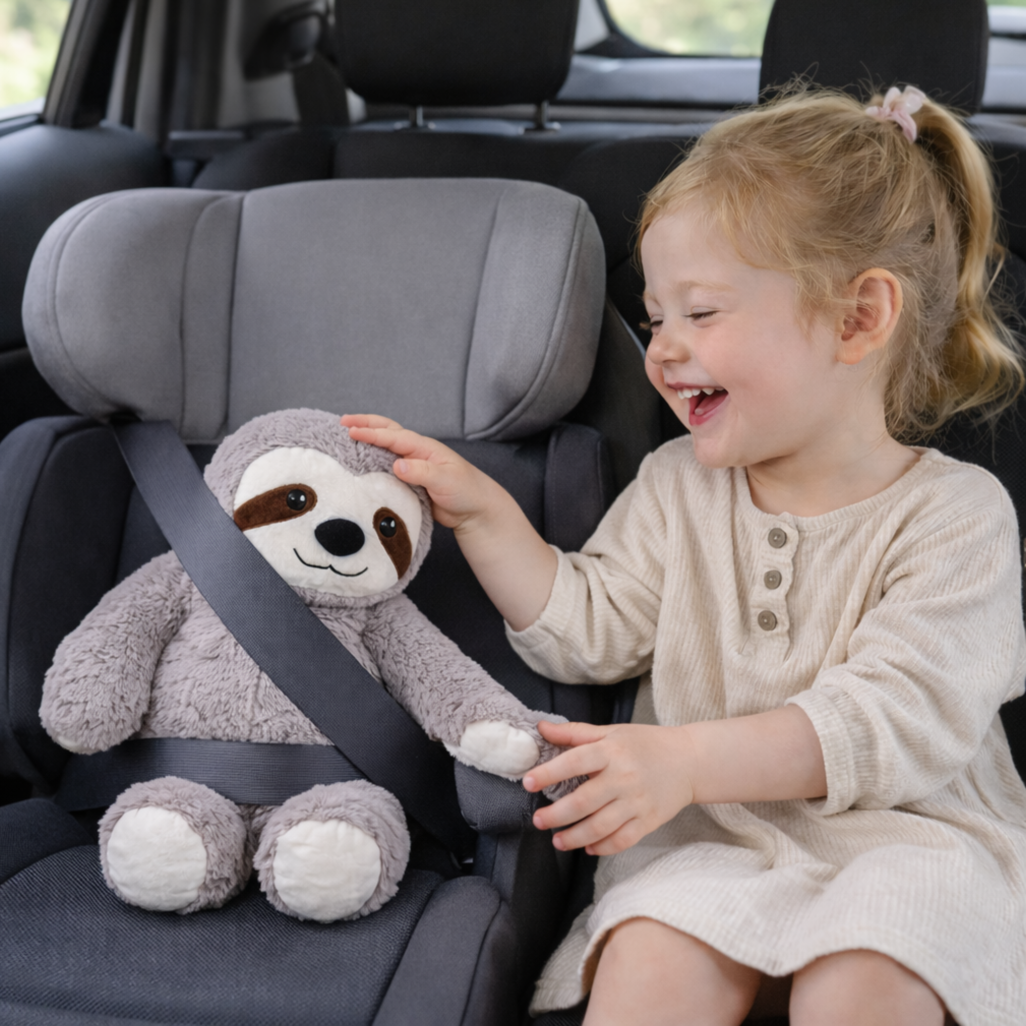 Weighted sloth sensory toy Luna 45cm Milo 20cm calming plush deep pressure therapy autism anxiety ADHD