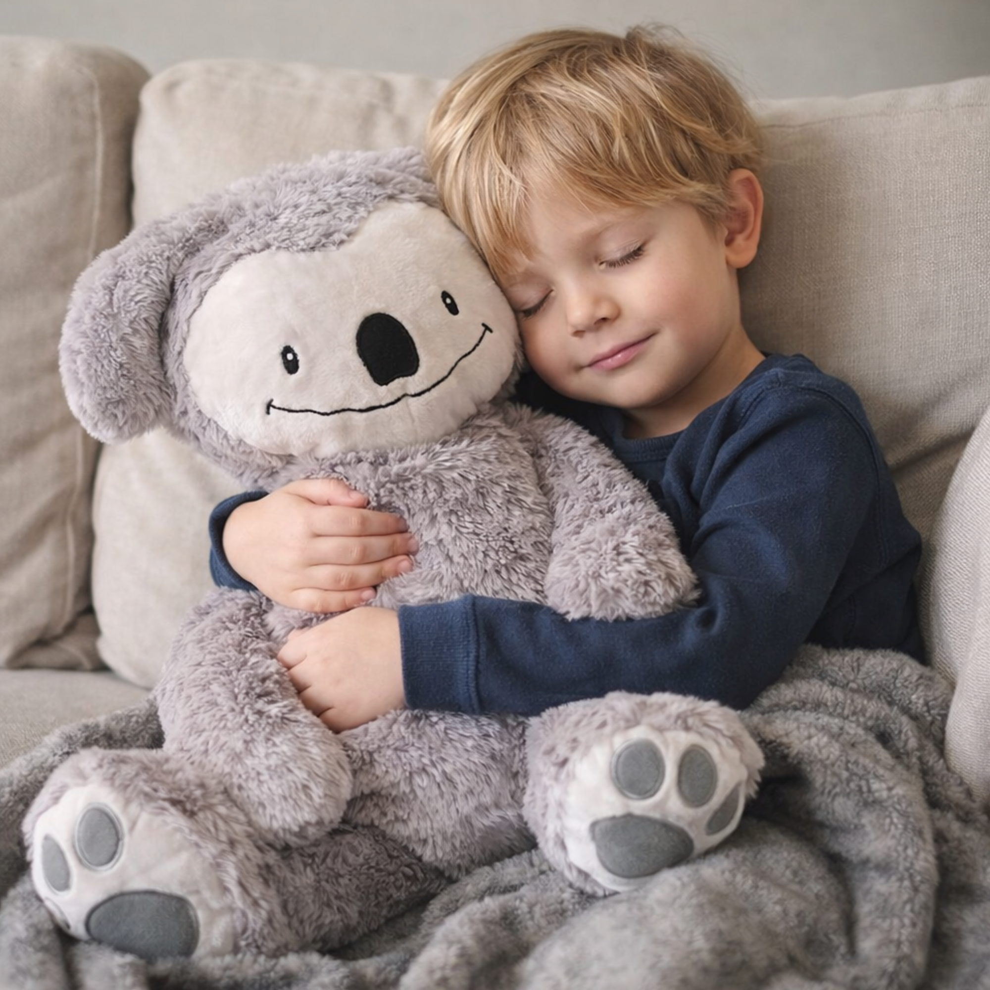 Weighted koala sensory plush toy Coco, calming deep pressure cuddle companion for kids and adults, 1.4kg, soft snuggly sensory toy for autism, ADHD, anxiety, bedtime and travel