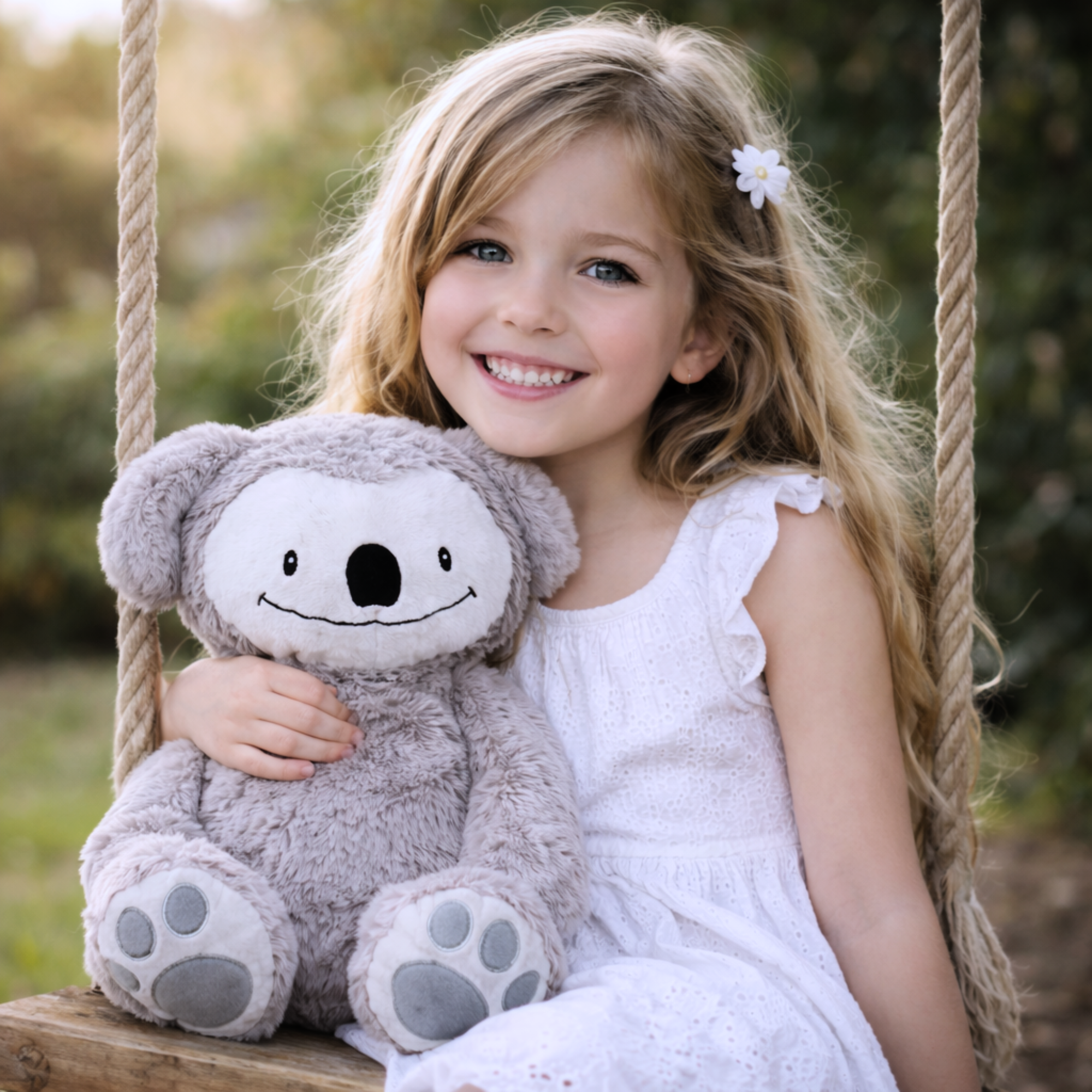 Weighted koala sensory plush toy Coco, calming deep pressure cuddle companion for kids and adults, 1.4kg, soft snuggly sensory toy for autism, ADHD, anxiety, bedtime and travel