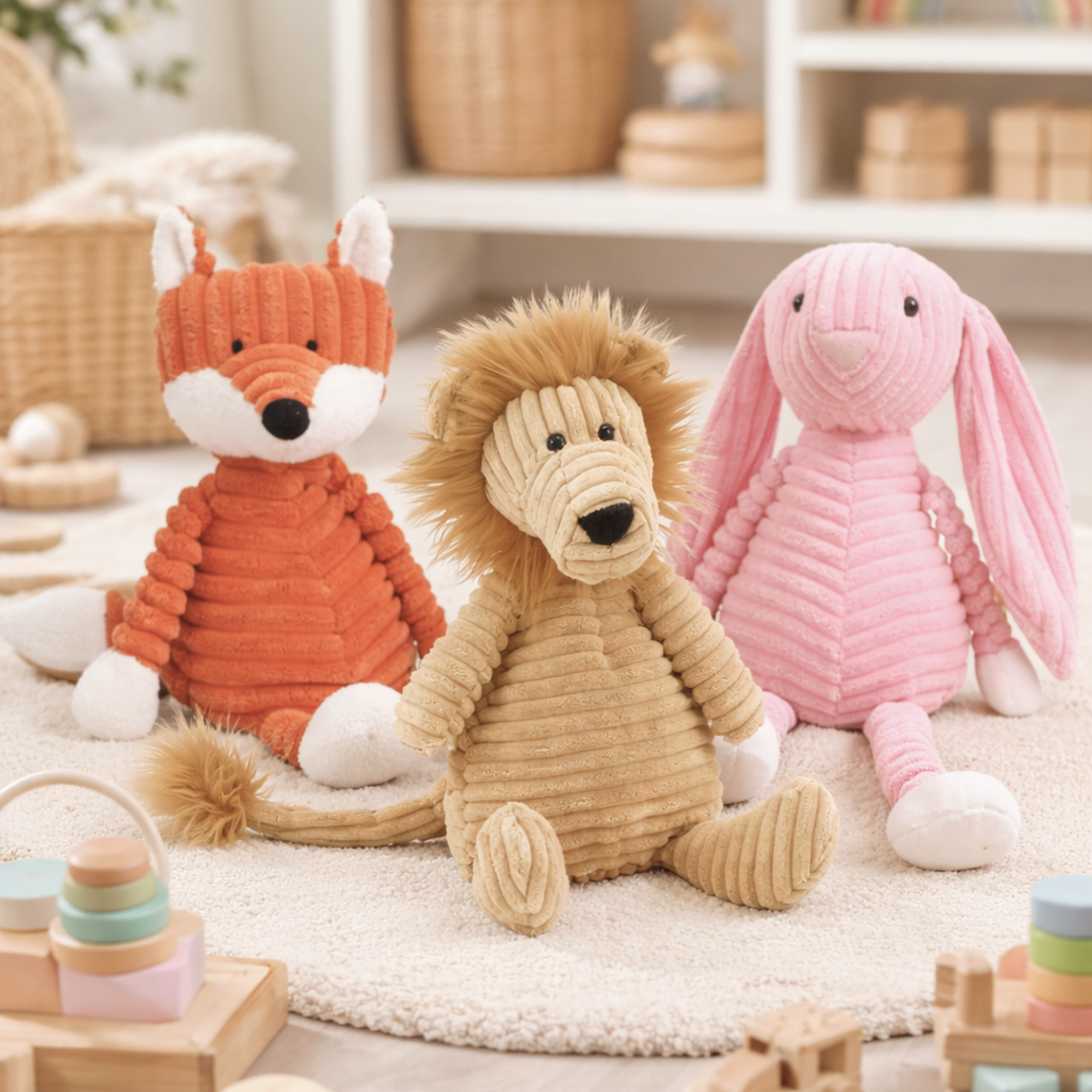 Soft Cord Animal Toys