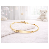Name plate ID baby/toddler bracelet