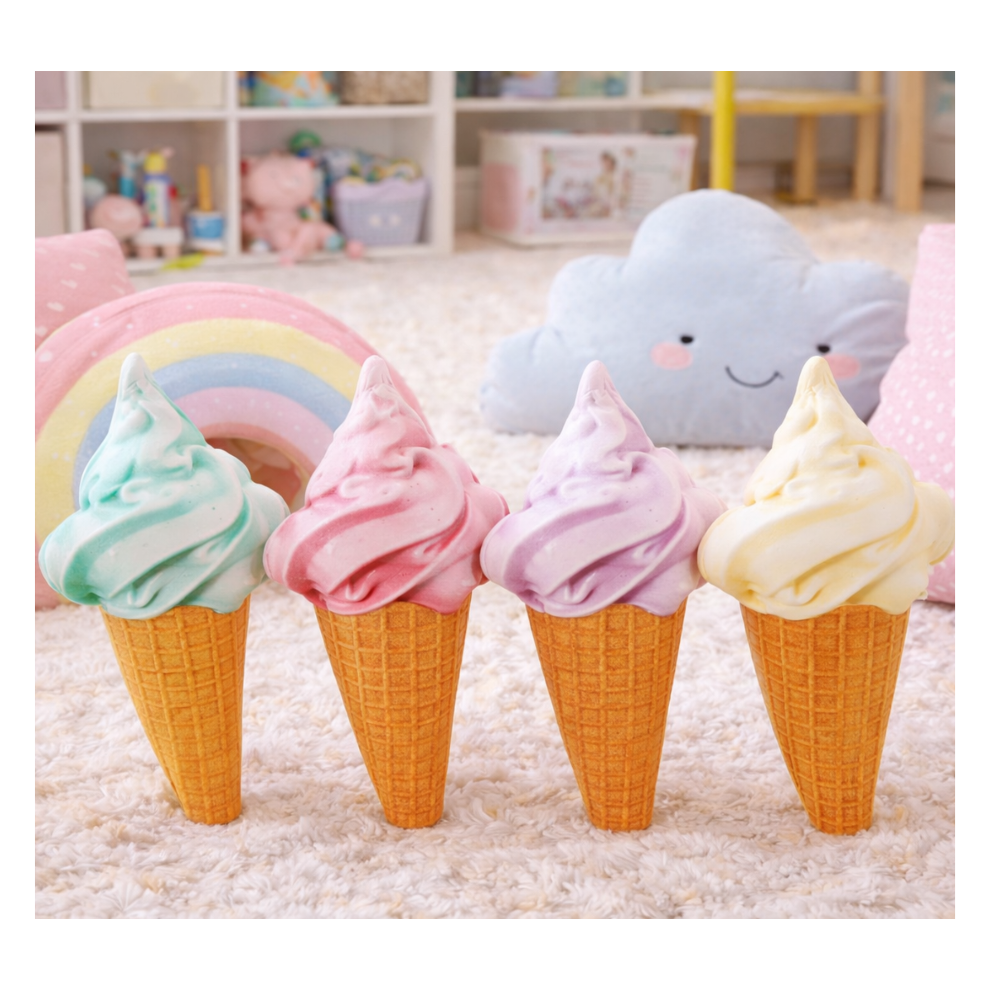 Mini squishy icecream toys