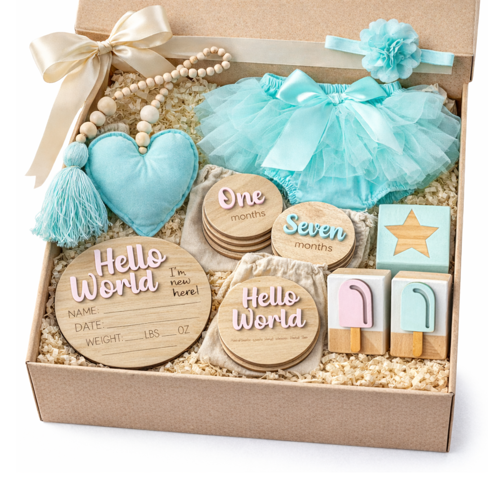 Baby gift box AQUA