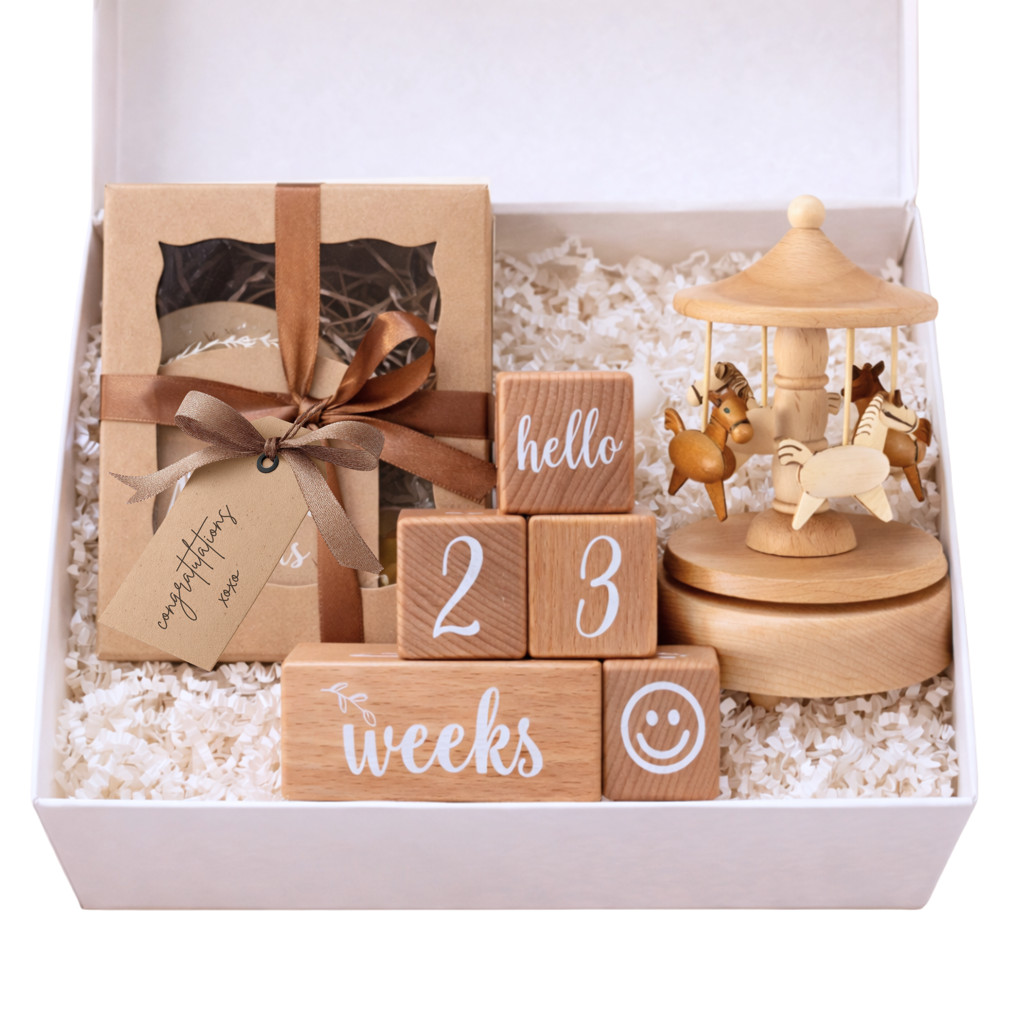 Baby keepsake gift CAROUSEL