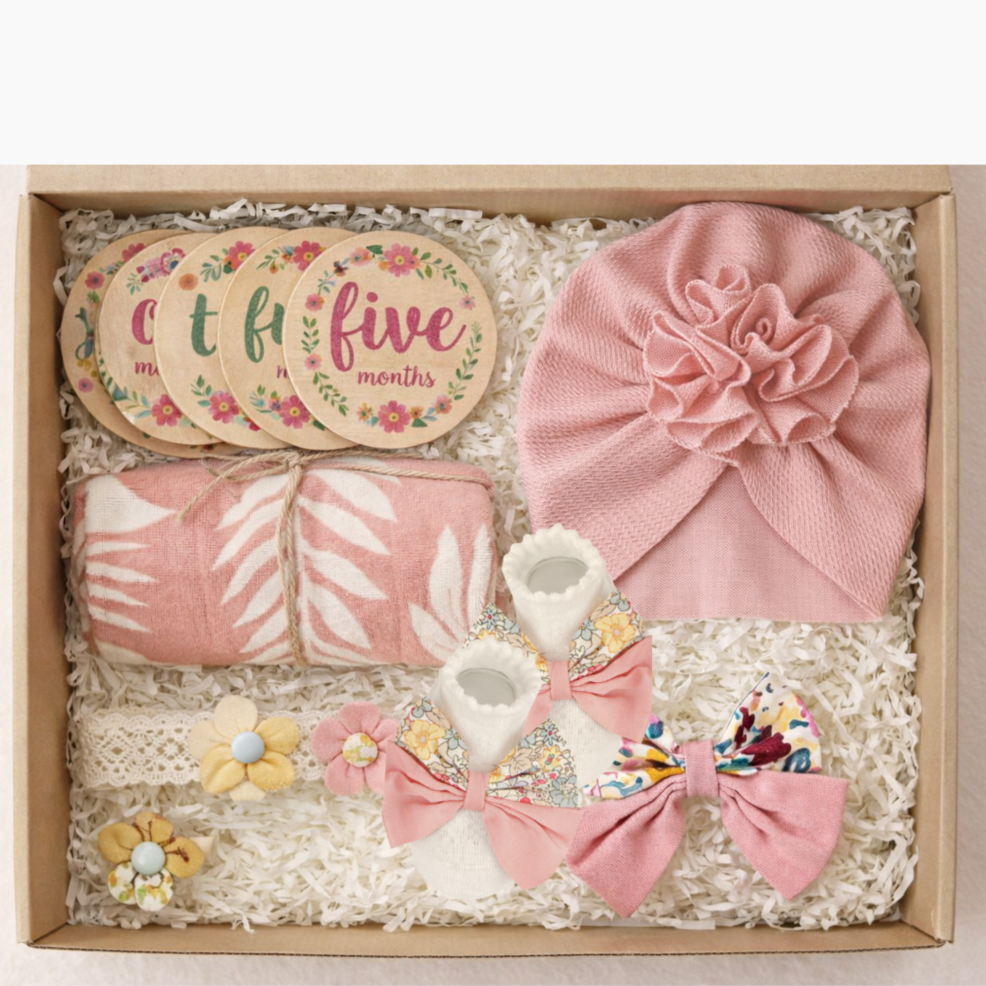 Baby gift box PEACH