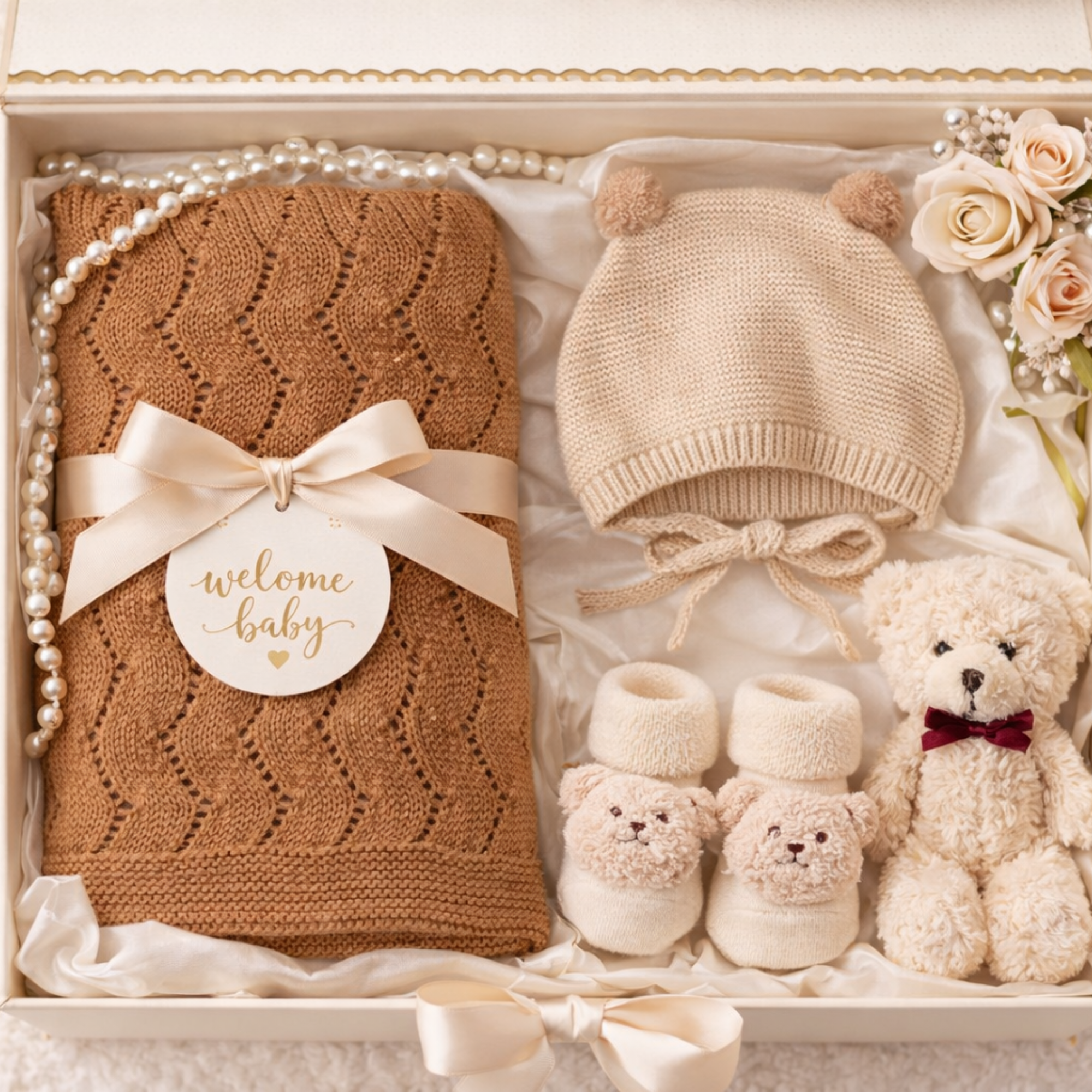 Baby gift set LATTE