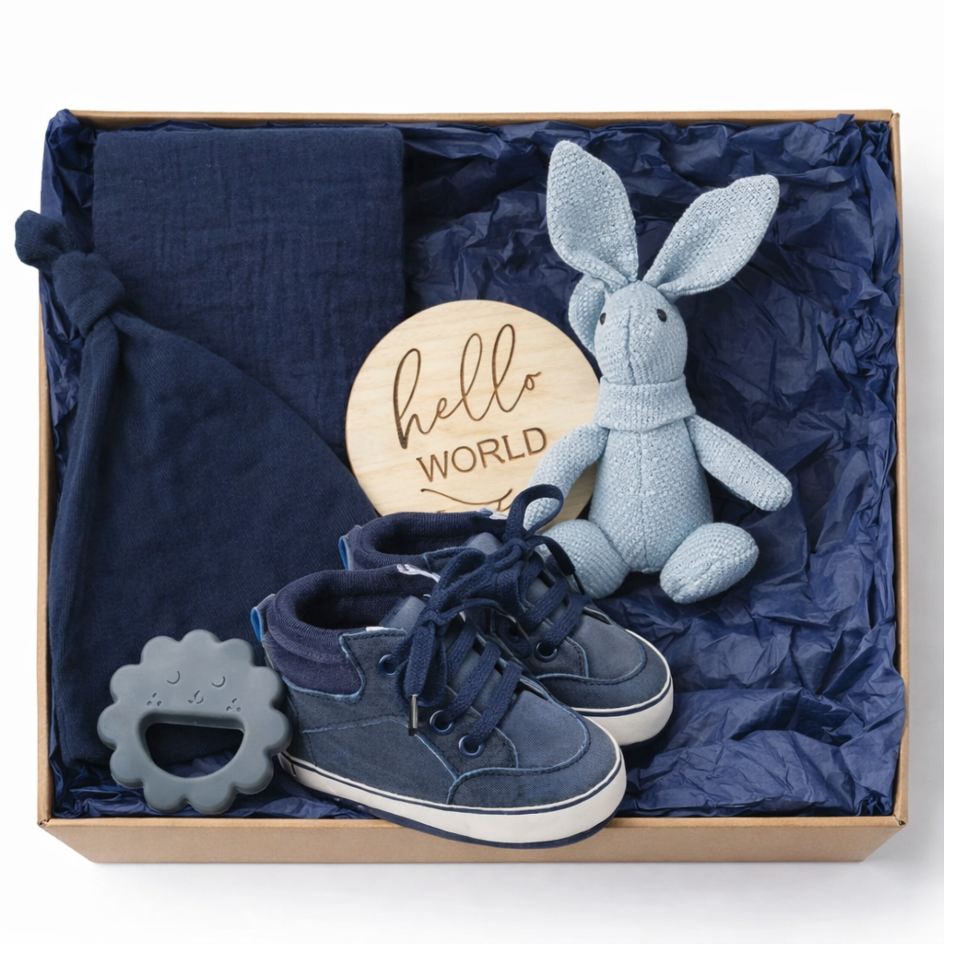 Baby gift box JERSEY NAVY