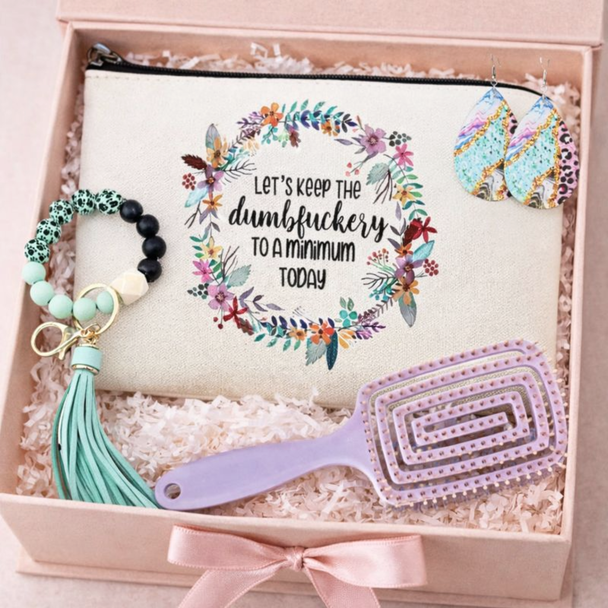 Mum Gift Set TEAL LEOPARD