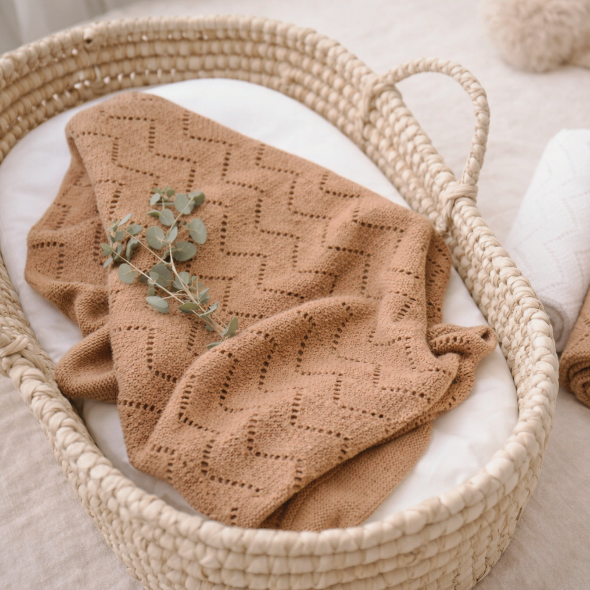 Baby heirloom knit blankets