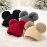 Toddler Pom Pom Beanie | Warm Winter Baby & Toddler Hat
