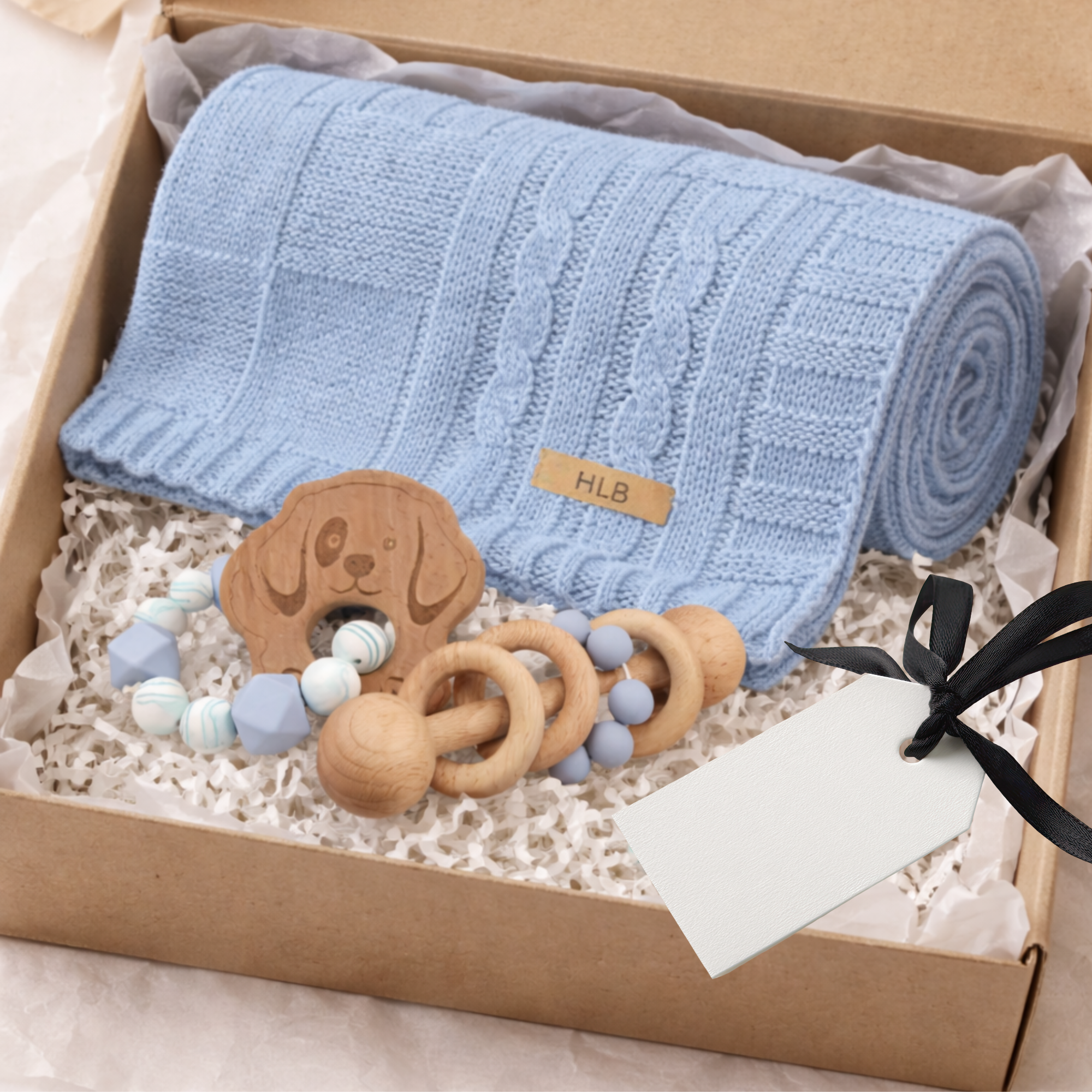 Baby gift box BEECH BLUE
