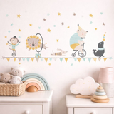 Baby nursery wall decals - Tightrope tribe