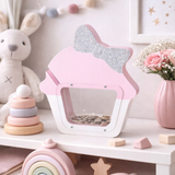 Cupcake Money Box | Pink Baby Piggy Bank | Girls Nursery Gift