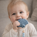 Silicone Baby Sea Shell Teether – BPA Free Teething Toy with Cooling Relief