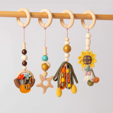 Wooden hanging toy set HARVEST