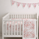 Cot or Toddler bedding set CHERRY BLOSSOM
