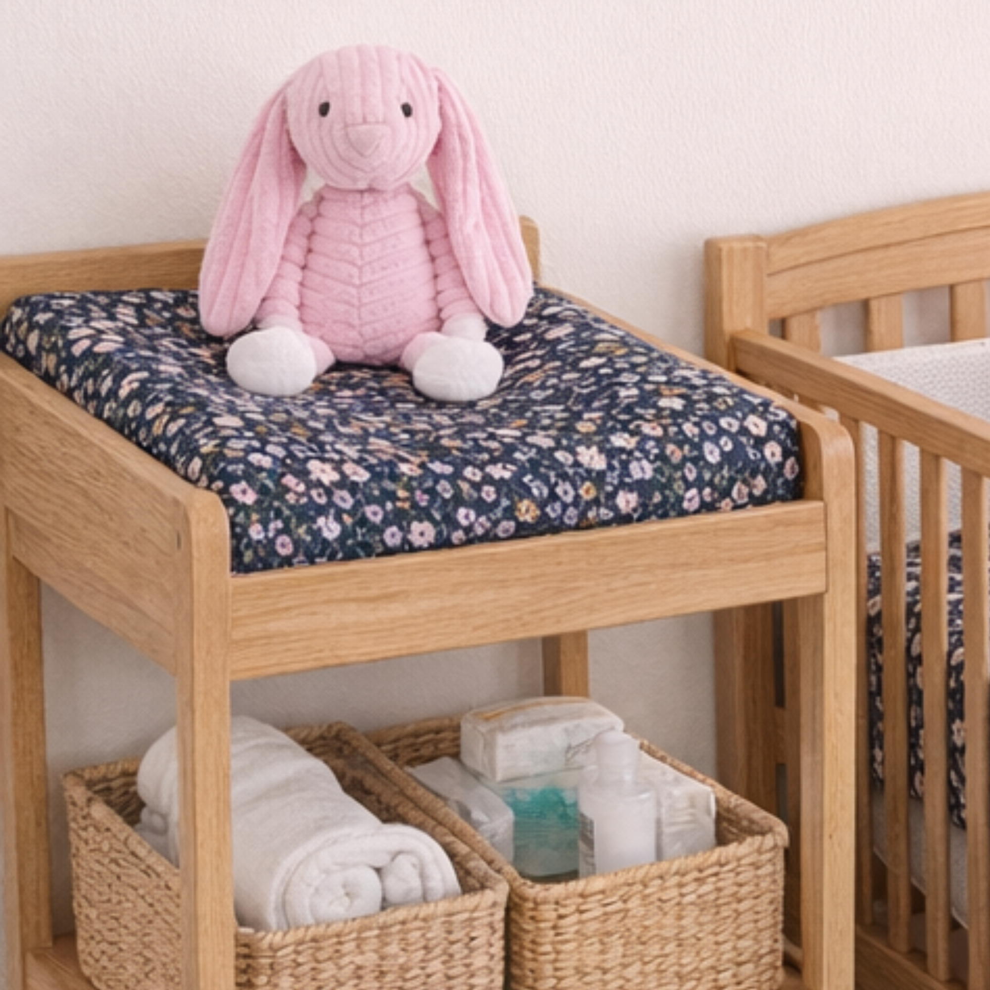 Aus Made Double sided cot or toddler bedding set DAISY DREAMS