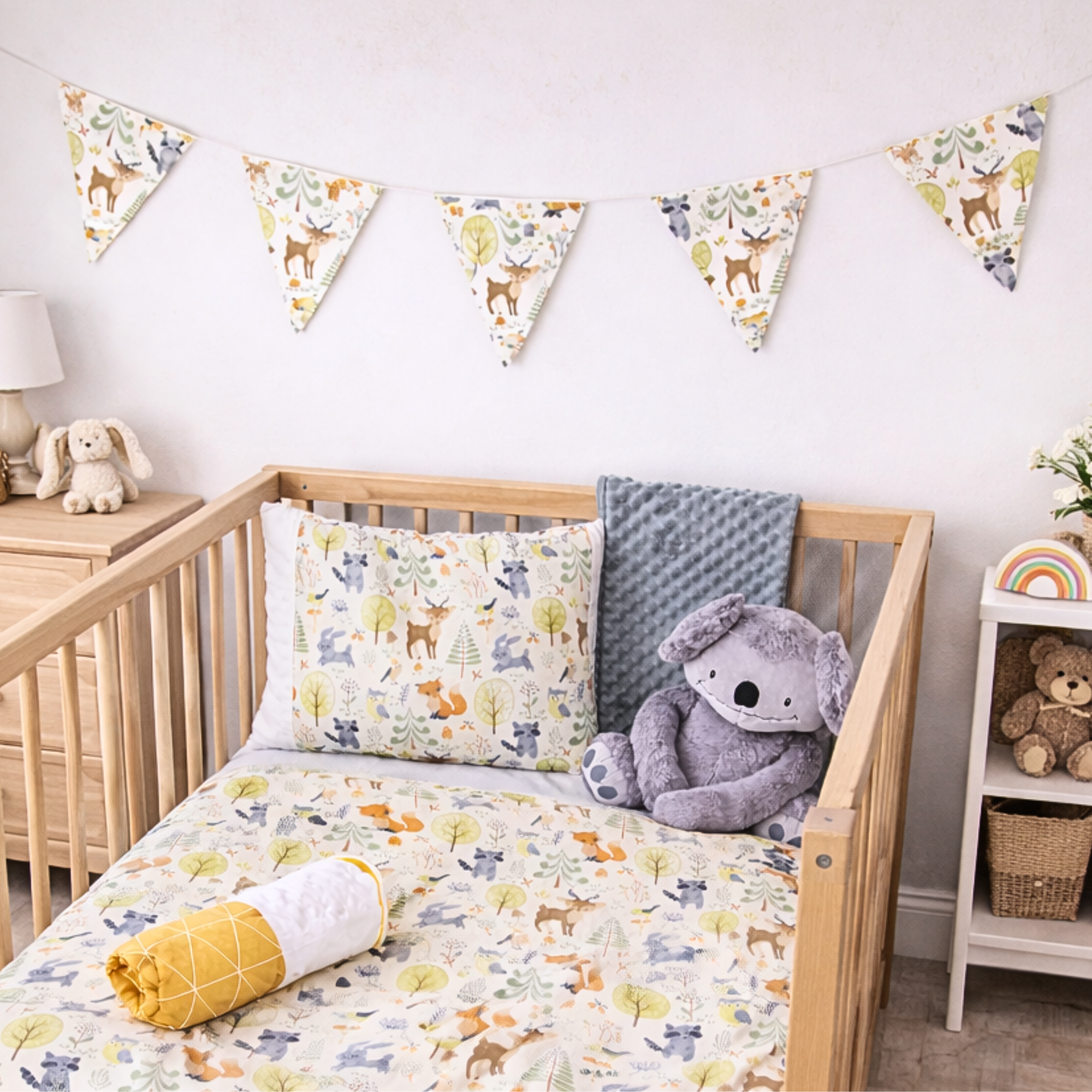 Cot or Toddler bedding set ENCHANTED WOODS