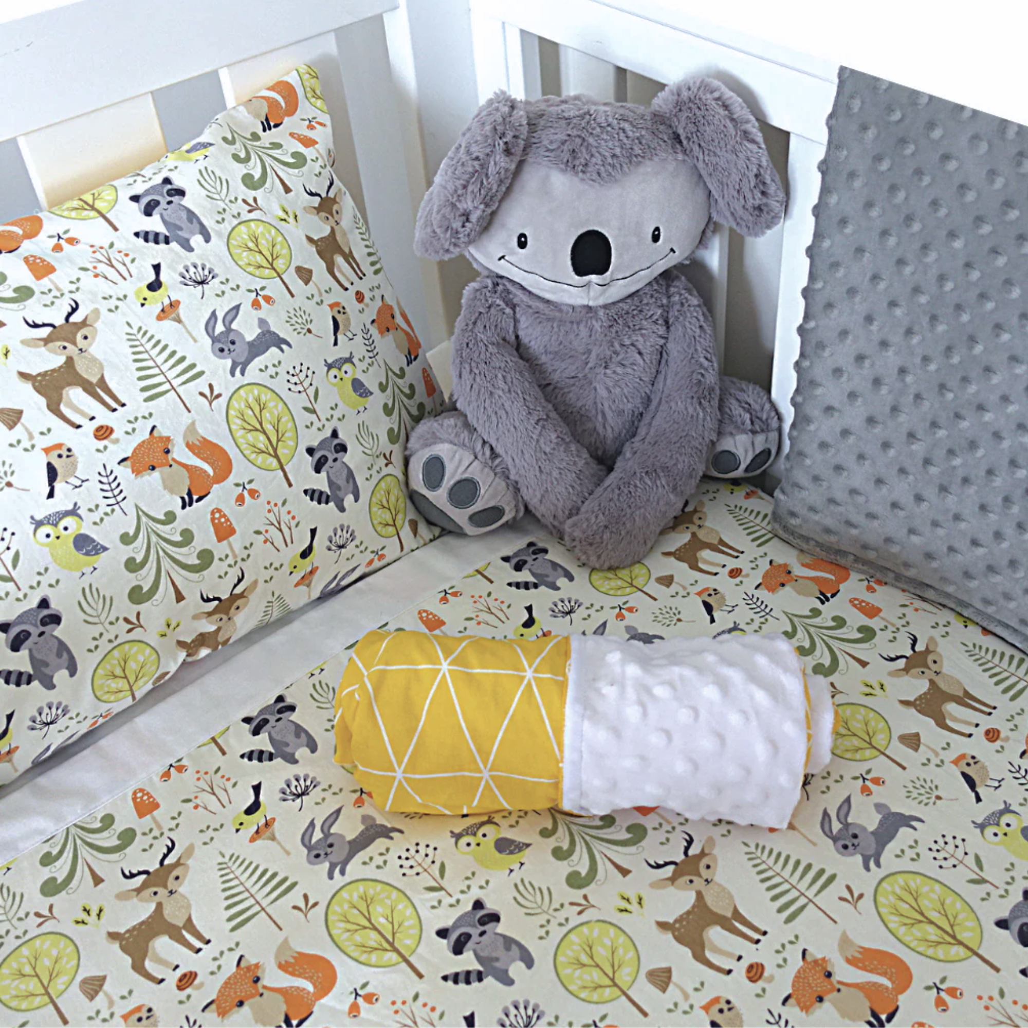 Minky blanket twin pack in ENCHANTED WOODS