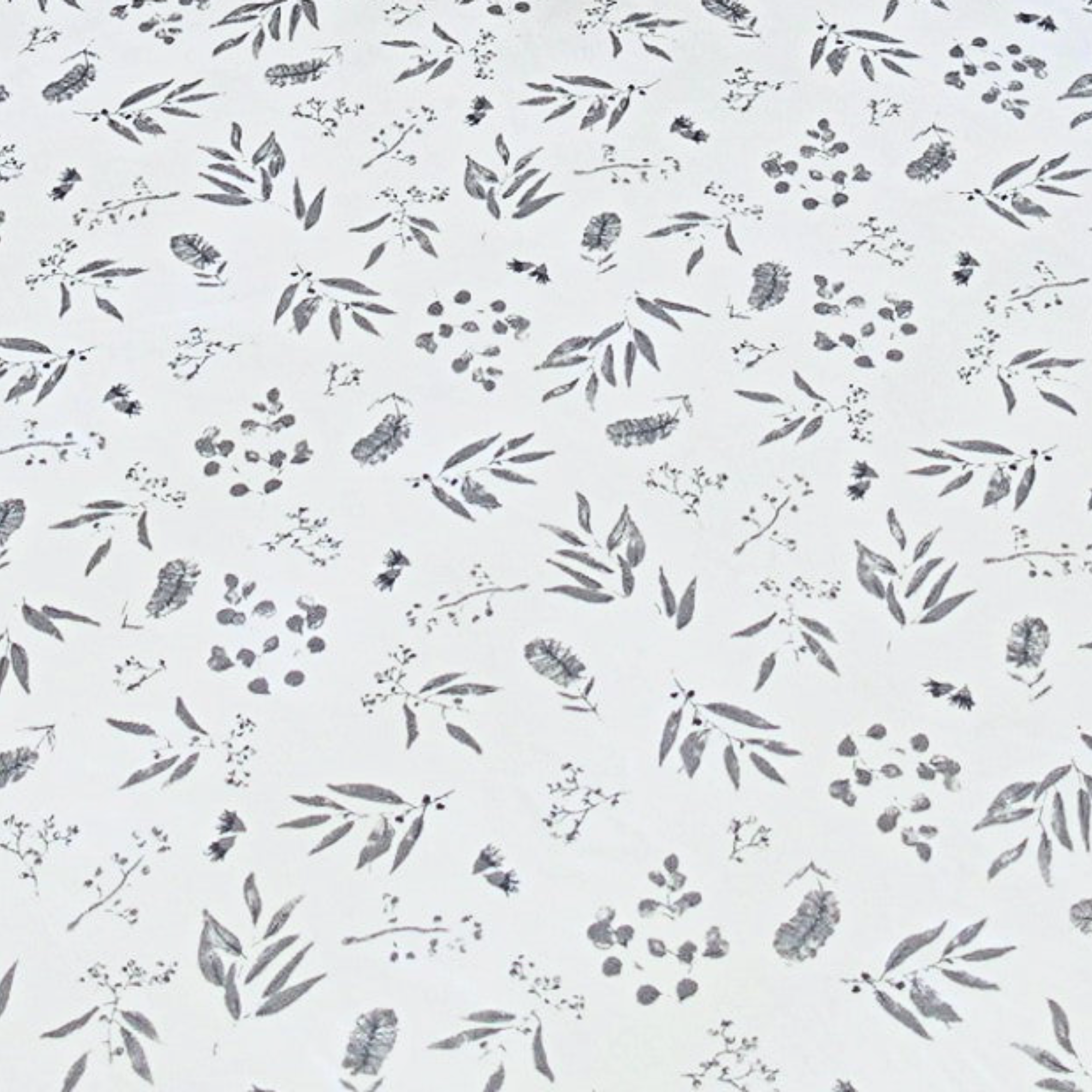 Organic cotton cot fitted sheet NATIVE GREY