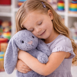 Large Plush Cuddle Bunny Soft Toy PURPLE – Timeless Baby Comforter & Keepsake (45cm)