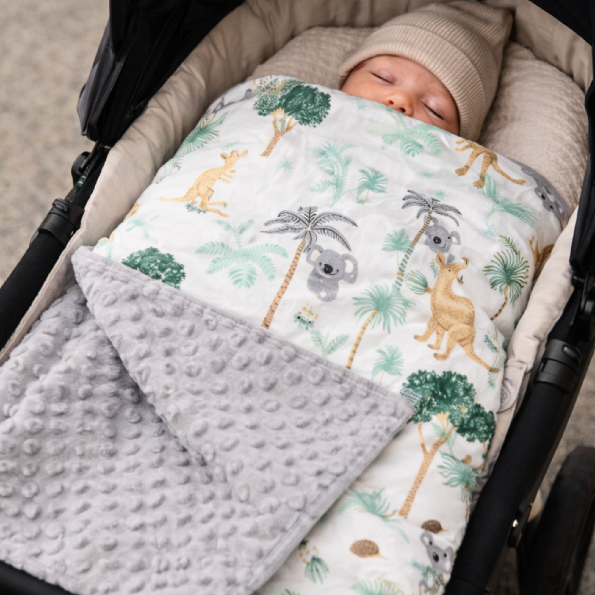 Minky blanket AUSTRALIANA