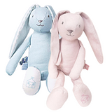 Cuddle bunny soft toys in PINK OR BLUE