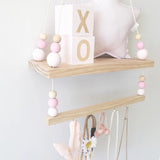 Wooden cube ornaments - 3 pack