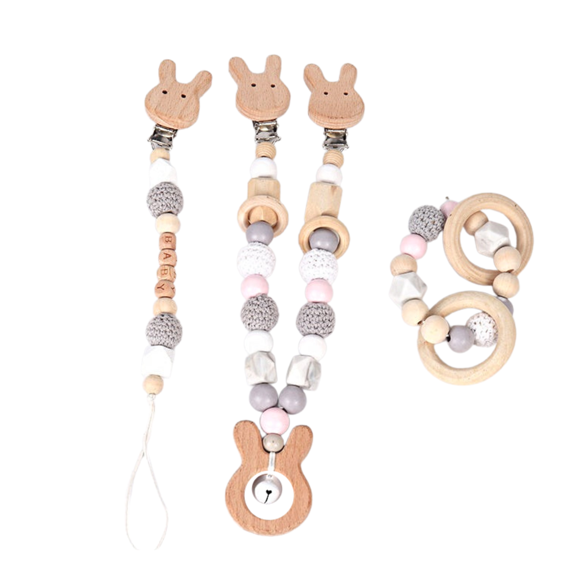 Blush Bunny baby gift bundle