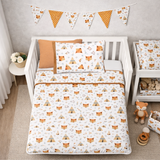 Cot or toddler bedding - full set WOODLAND WANDERER   AUS MADE