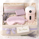 Mum Gift Pack – Lavender Relaxation Set with Diffuser, Wheat Bag, Soap & Eye Mask